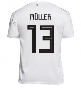 Duitsland Shirt Thuis Junior WK 2018-2019 Müller 13
